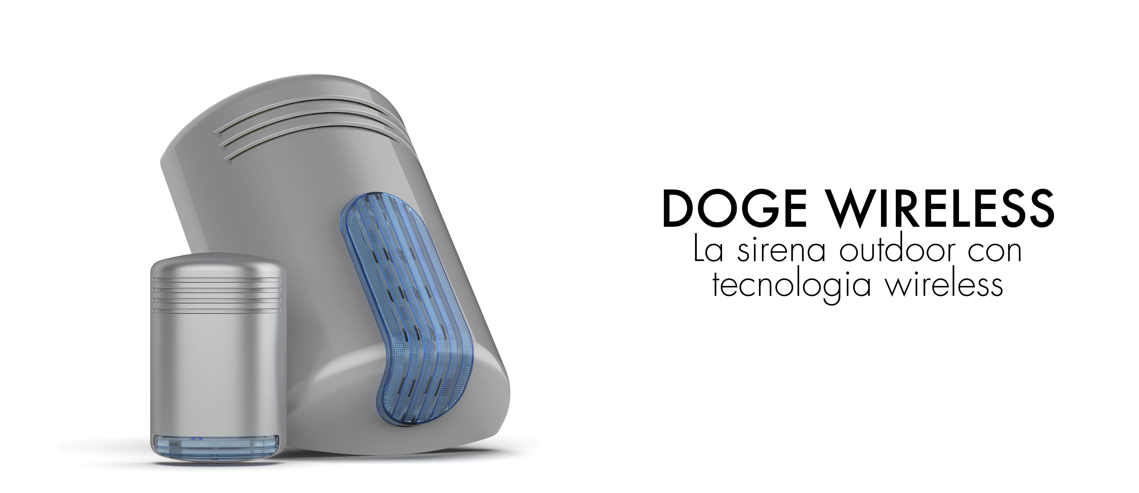 Doge Wireless 2.0 | La sirena da esterno con tecnologia Wireless