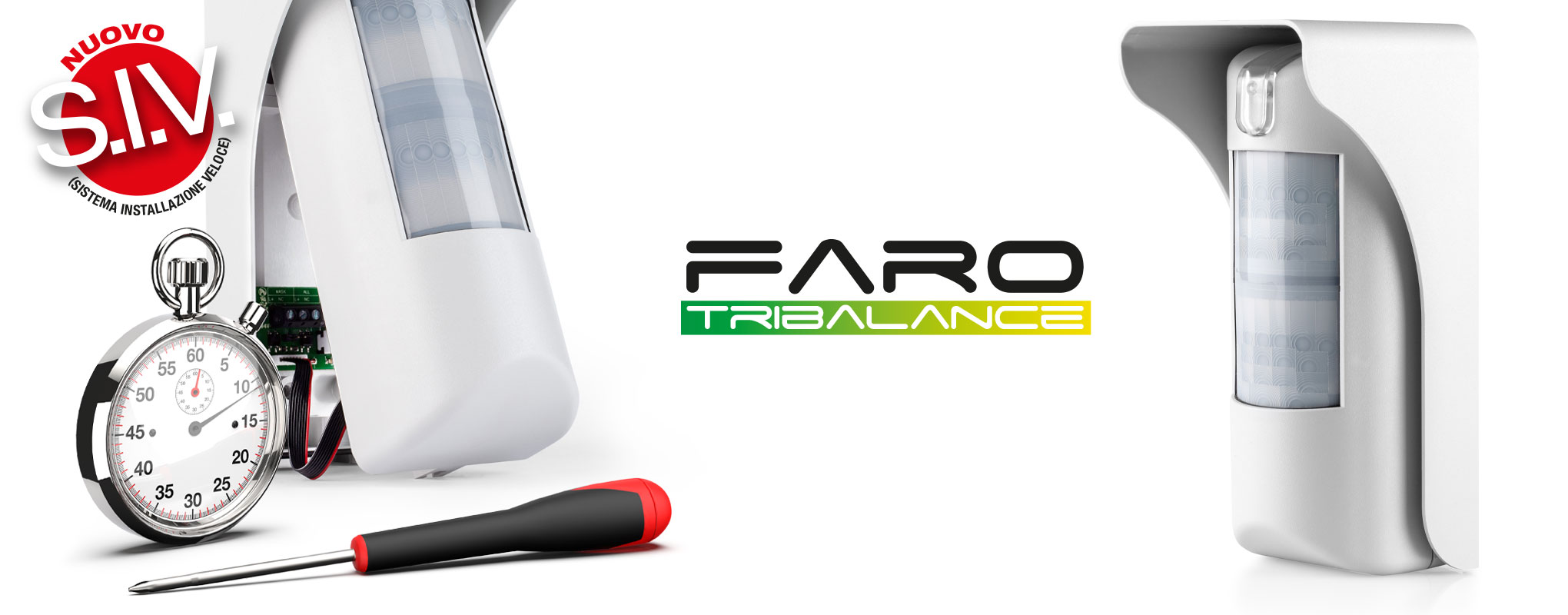 Faro Tribalance | RILEVATORE TRIPLA TECNOLOGIA DA ESTERNO